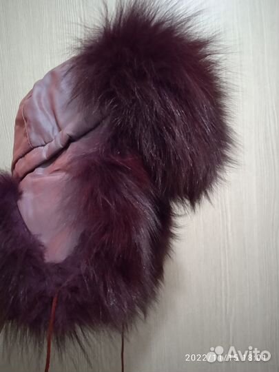 Меховая шапка детская