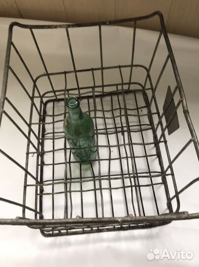 Ящик СССР металлический для бутылок