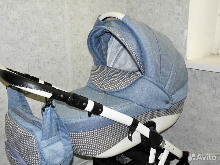 Коляска (Adamex) 3 в 1 Глория автолюлька в комплек
