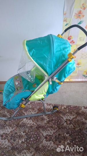 Детские санки коляска