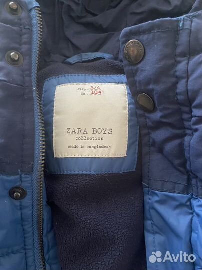 Куртка Zara демисезонная для мальчика 104