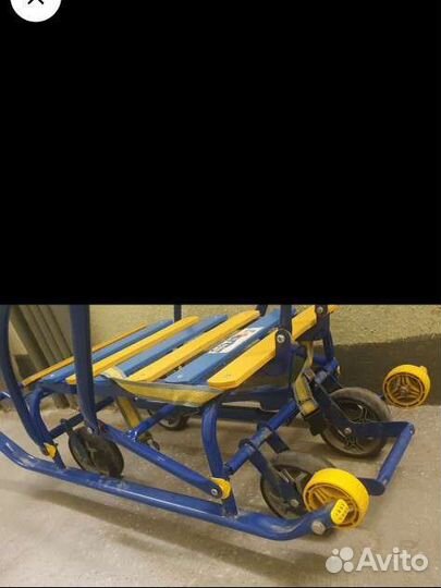 Санки коляска + чехол