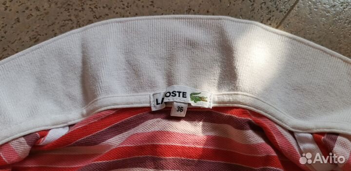 Поло Lacoste женское 36 / S