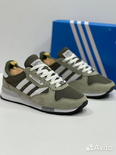 Кроссовки Adidas Treziod зелёные 3