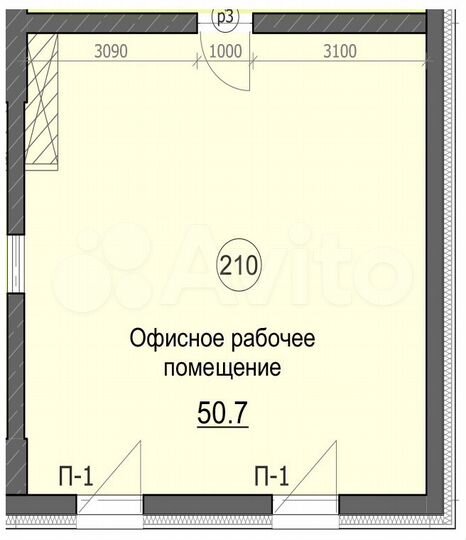 Офис, 52 м²