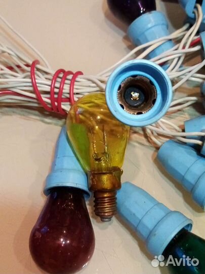 Гирлянды самодельные СССР