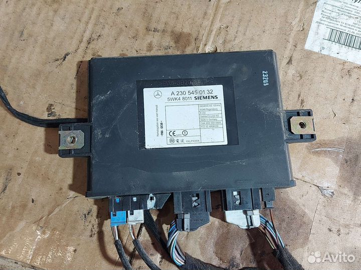 Блок управления keyless для Mercedes s220