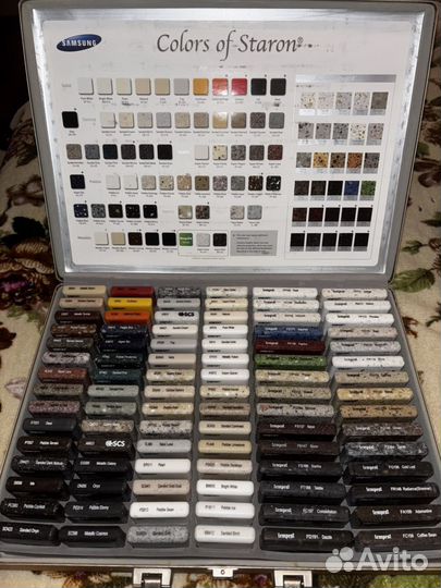 Набор образцов искусственного камня