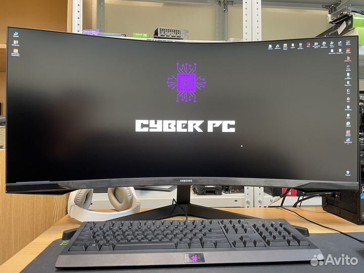 Samsung odyssey 165hz 3440x1440 new 2года гарантии