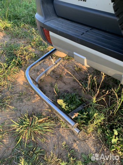 Защита бампера mitsubishi pajero