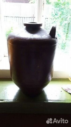 Антикварный глинянный сосуд,СССР примерно 30-50 г