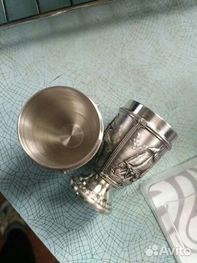 Рюмки 2 шт олово, Германия, Новые