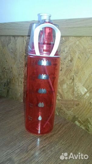 Бутылка для воды со спреем