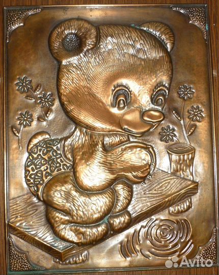 Панно чеканка