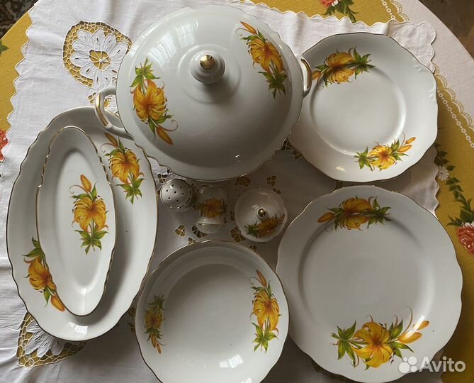 Предметы столового сервиза 
