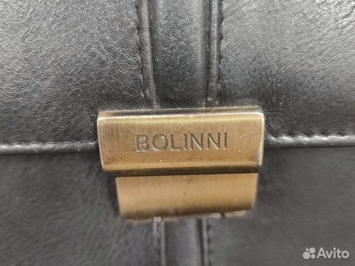 Мужской кожаный портфель Италия Болинни