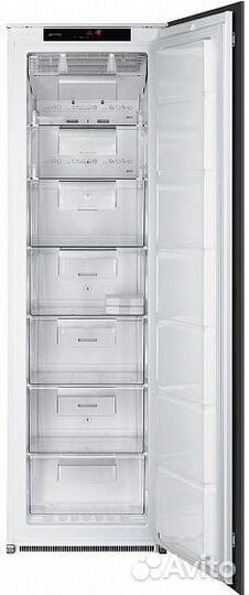 Встраиваемая морозильная камера smeg s7220fnd2p