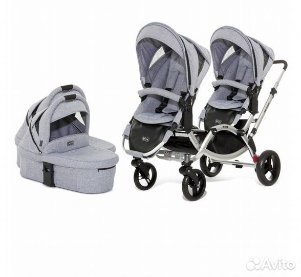 Коляска для двойни 2 в 1 fd design