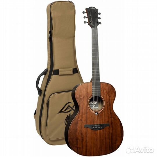 Гитара акустическая LAG sauvage (Новая) комплект