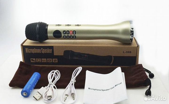 Профессиональный караоке-микрофон L-598 9W