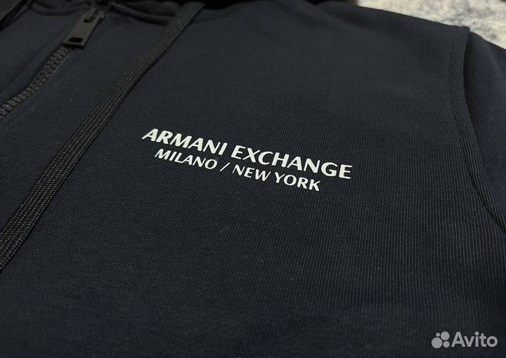 Зип худи armani exchange milano new york new