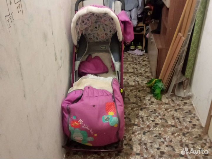 Коляска санки