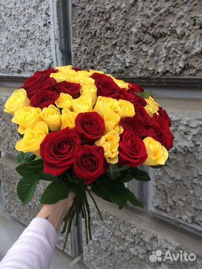 Цветы розы букет