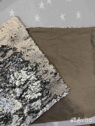 Наволочка декоративная с пайетками