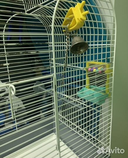 Клетка для попугаев большая и Игрушки для попугая