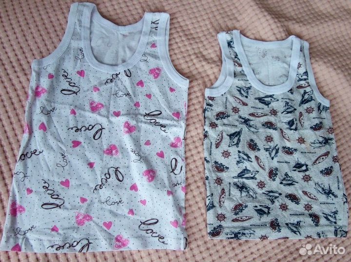 Майки детские 2 шт