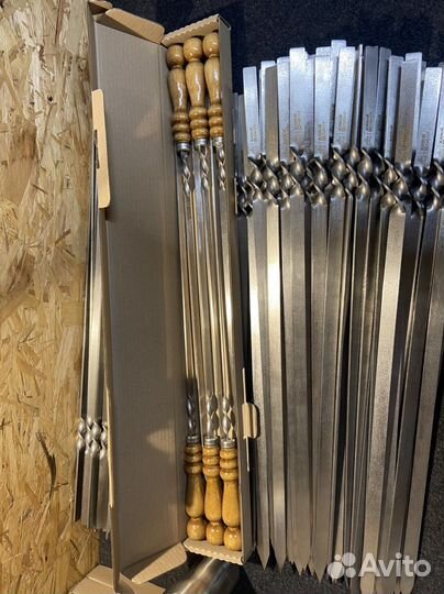 Шампура из нержавейки 450*12*3 Aisi304