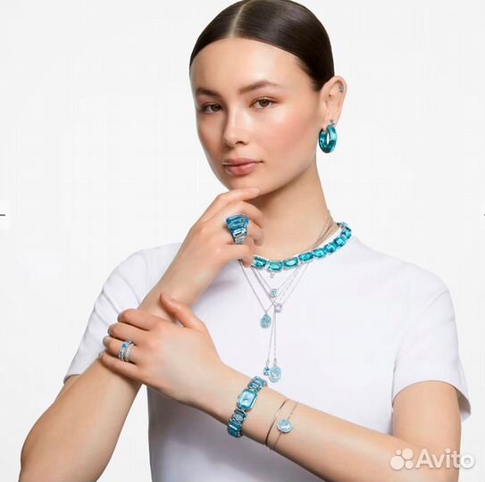 Колье двойное Swarovski Millenia