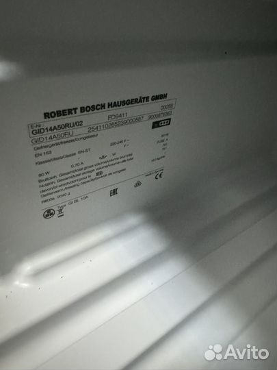 Морозильная камера bosch gid14a50