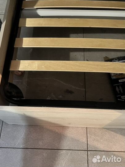 Кровать односпальная с матрасом бу