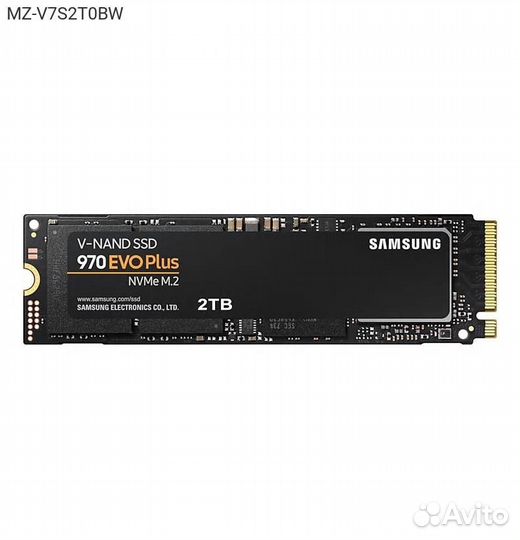 Диск SSD Samsung 970 EVO Plus M.2 2280 2TB PCIe NV
