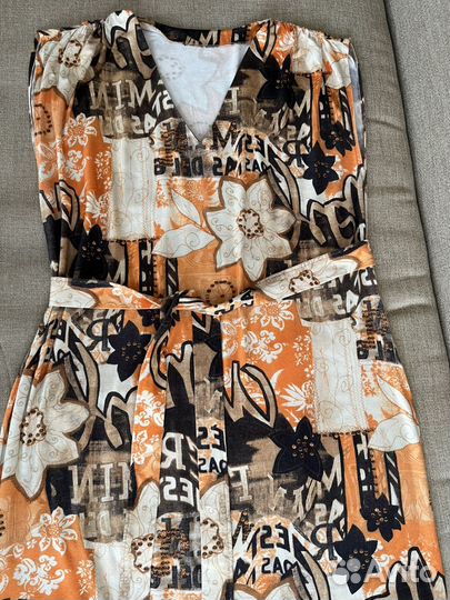 Платье из вискозного трикотажа 52-56