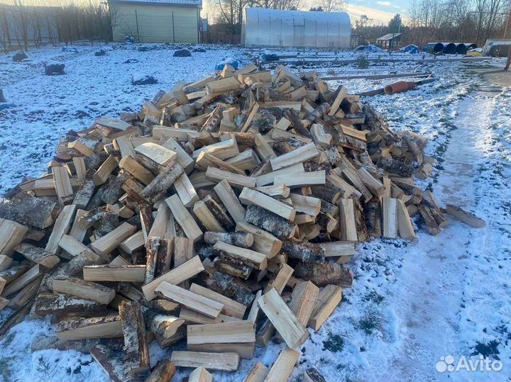 Дрова березовые. Колотые