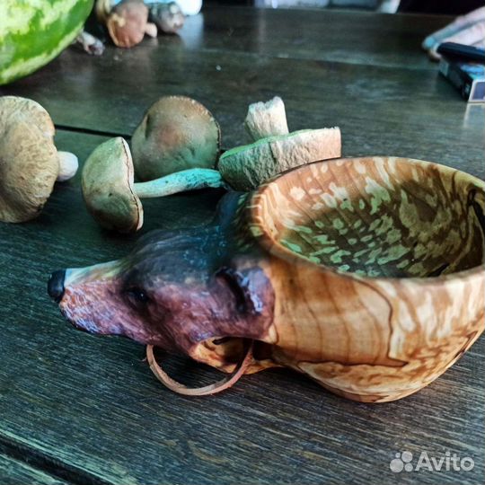 Кукса кружка скандинавская из березового капа