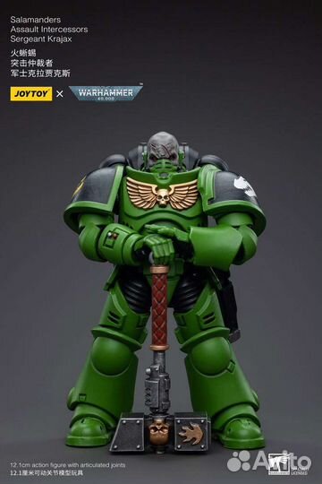 Warhammer 40k Salamanders Assault Sergeant Krajax