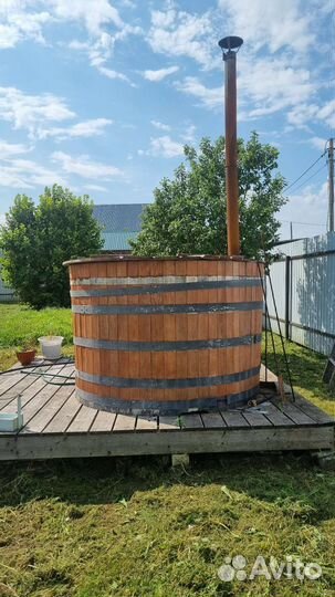 Купель с печкой