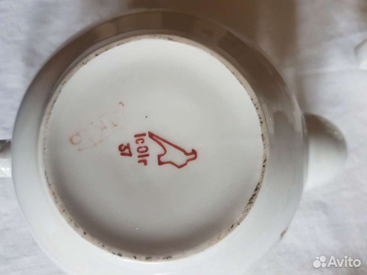 Чайник заварочный фарфоровый СССР