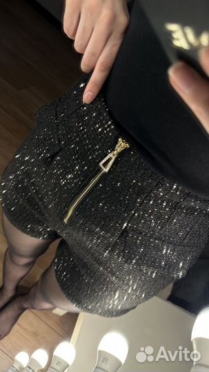 Твидовые шорты