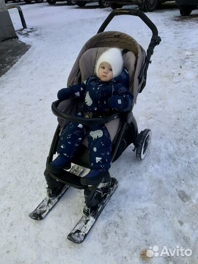 Лыжи для коляски happy baby