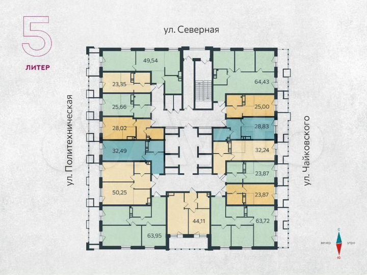 Квартира-студия, 32,2 м², 21/24 эт.