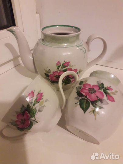 Чайник, кружка Дулёво/винтаж