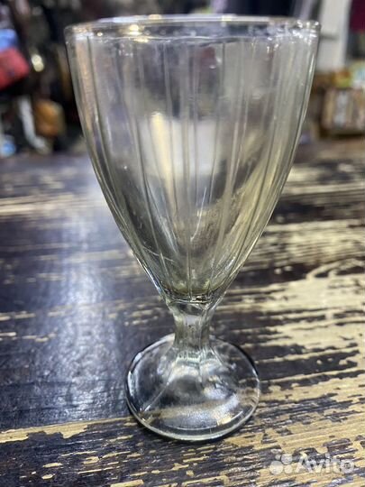 Рюмка лафетка стекло СССР