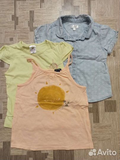 Футболки и рубашка для девочки