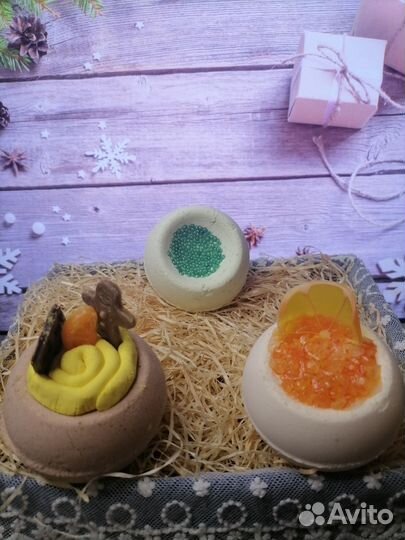 Подарочный набор мыло, пена, бомбочки