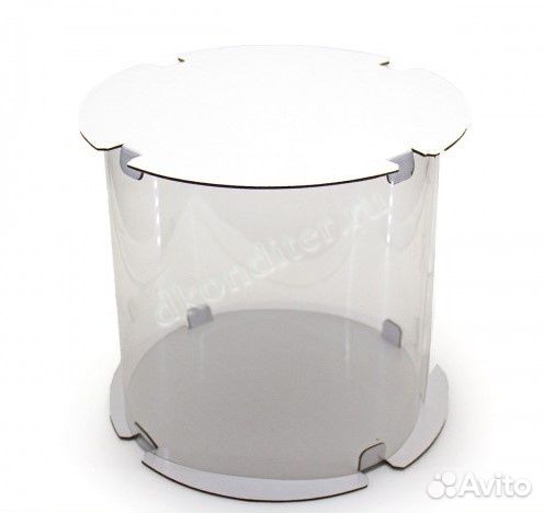 Упаковка для торта цилиндр - 