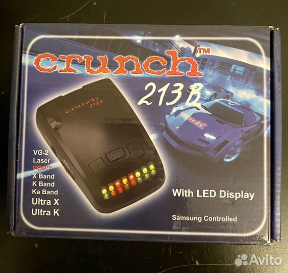 Радар детектор crunch